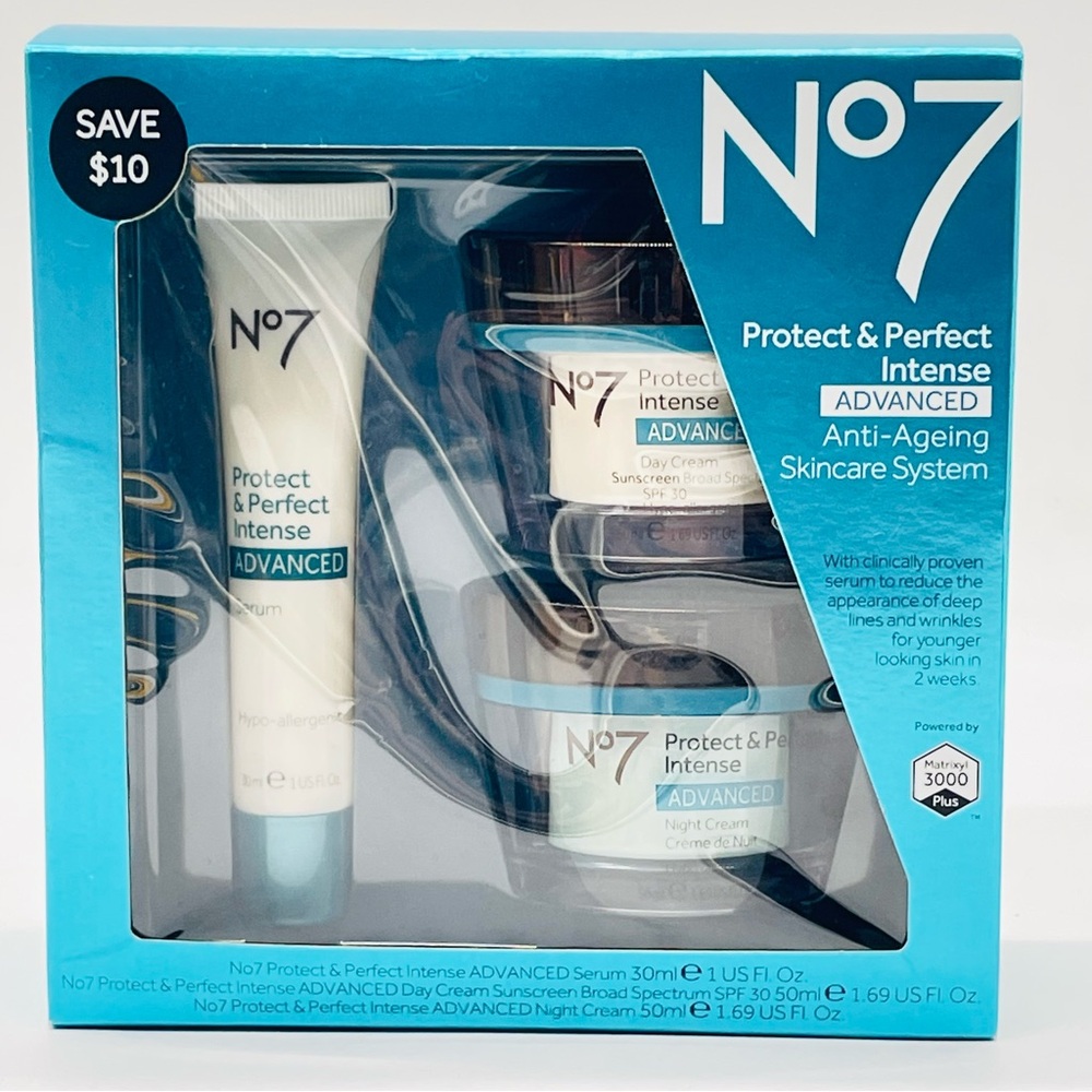 No7 Anti-Ageing Protect & Perfect Intense Advanced Serum-Night/Day Cream expired